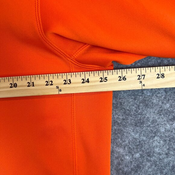 Nike Mens XL Therma-Fit Orange Pullover Hoodie Pockets Draw String Fleece Lined - Picture 8 of 11